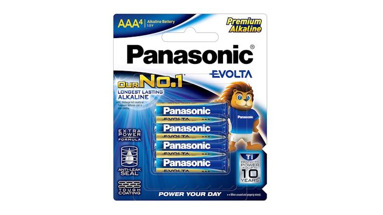 Panasonic Evolta AAA Alkaline Battery 1.5V - 4 Pack