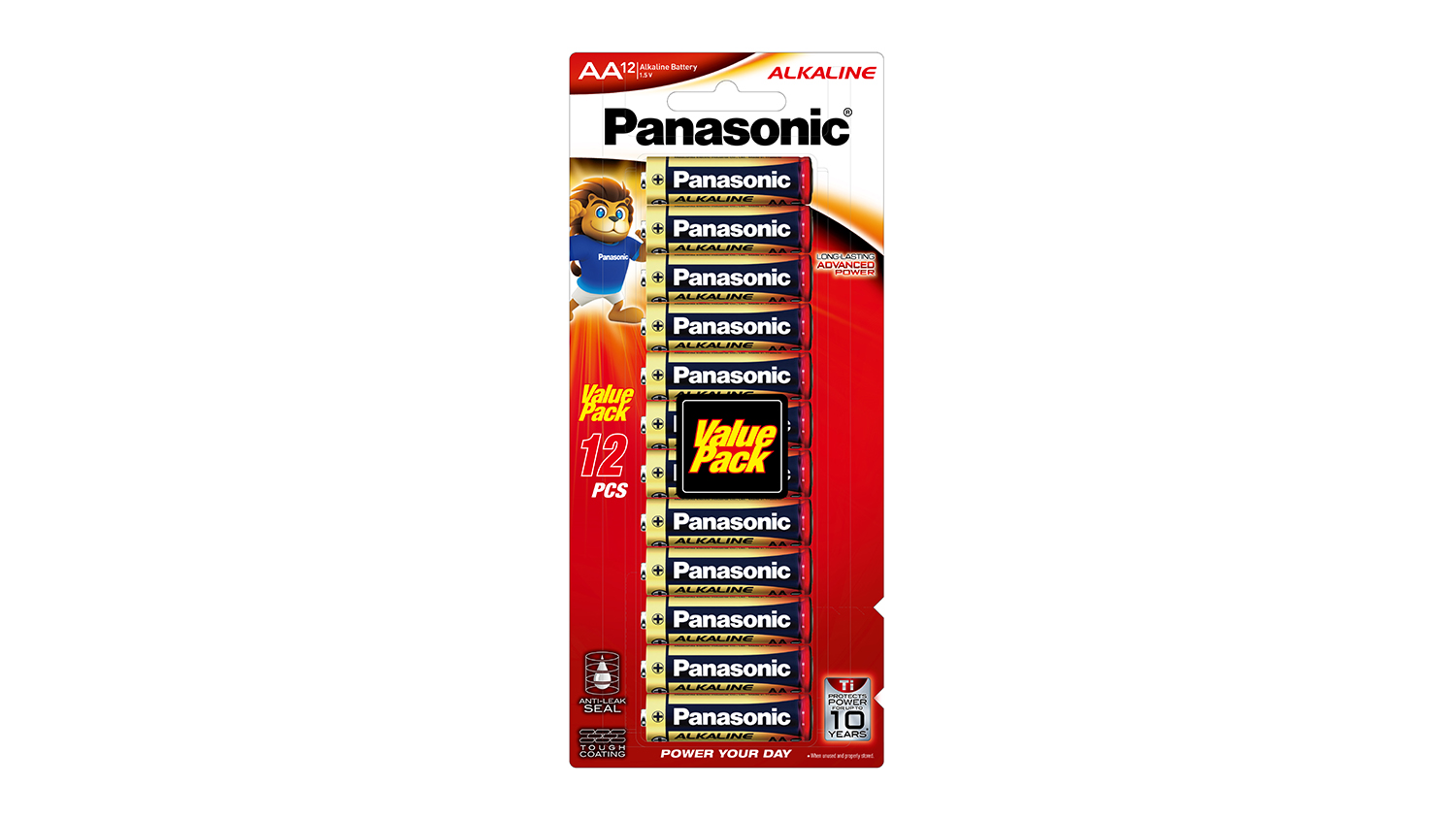 Panasonic AA Alkaline Battery 1.5V - 12 Pack