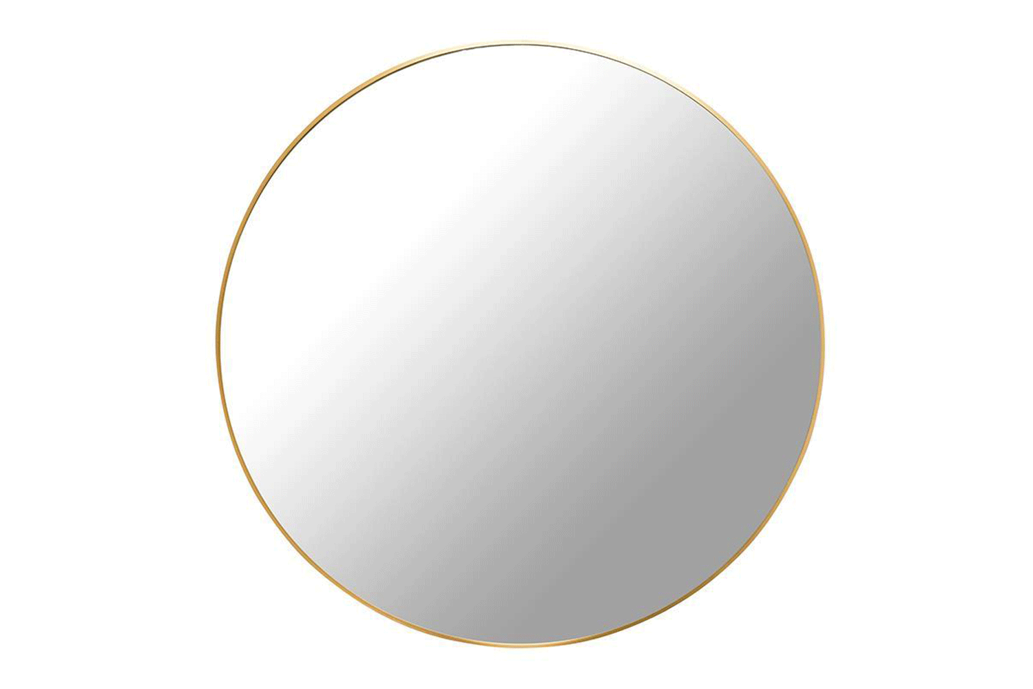90cm Round Metal Frame Mirror - Gold 90cm Round Metal Frame Mirror - Gold