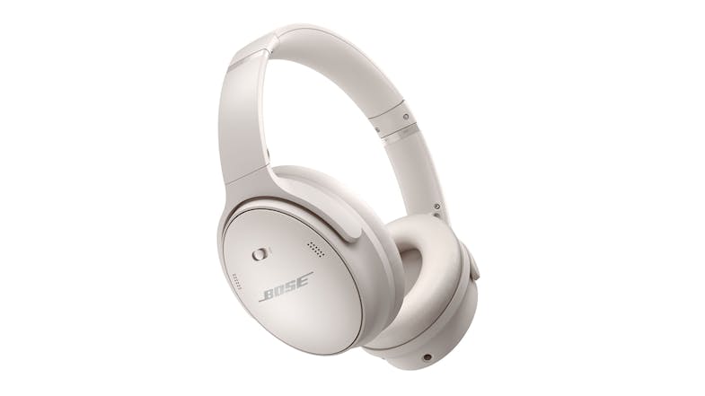 Bose QuietComfort 45 Noise-Canceling Wireless Over-Ear Headphones - White Smoke