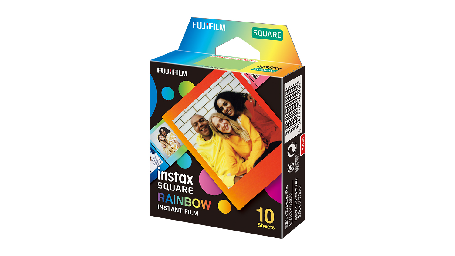Instax Square Film 10 Pack - Rainbow