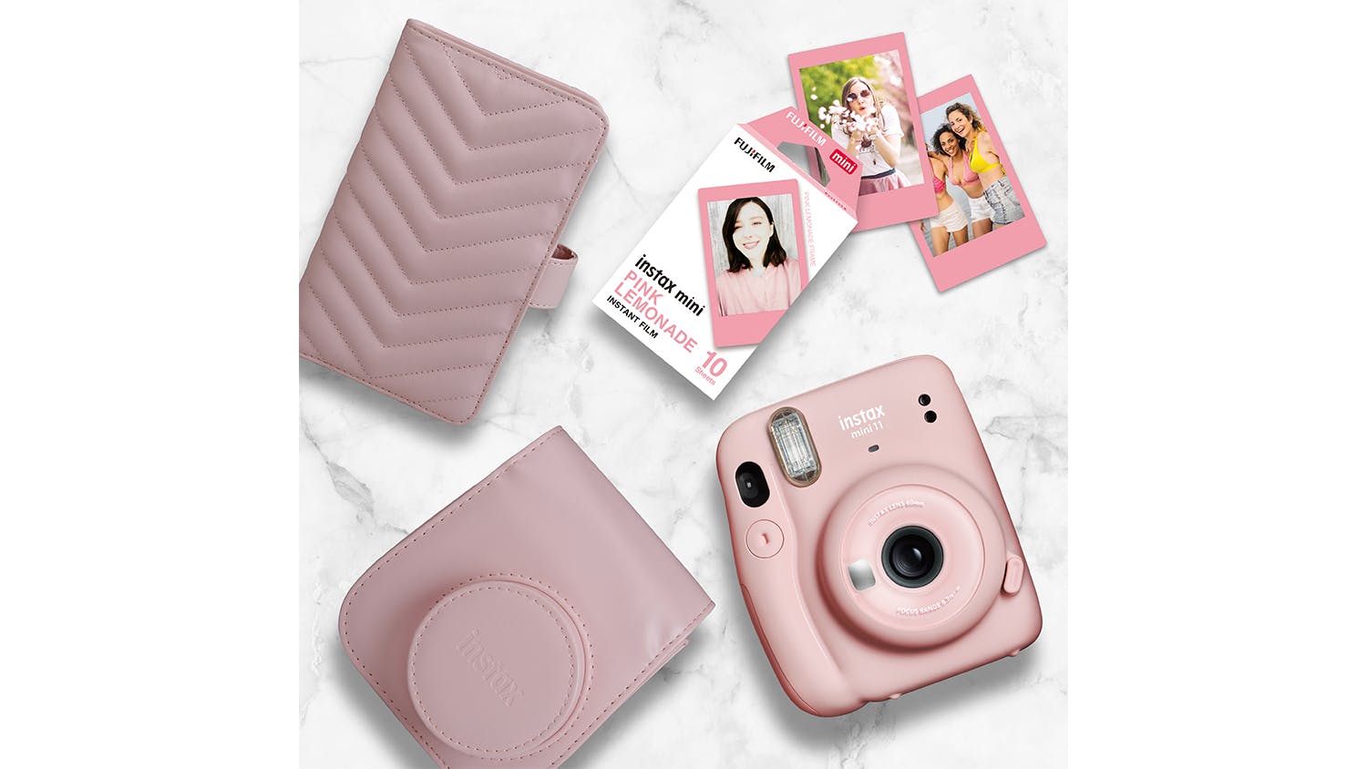 Instax Mini 11 Limited Edition Gift Pack - Blush Pink
