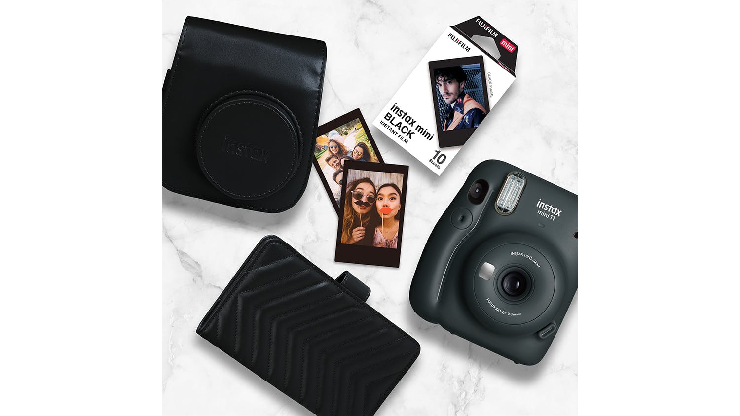 Instax Mini 11 Limited Edition Gift Pack - Charcoal Grey