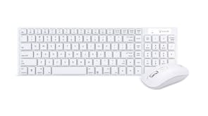 Bon.Elk Slim Wireless Keyboard and Mouse Combo KM-322 - White