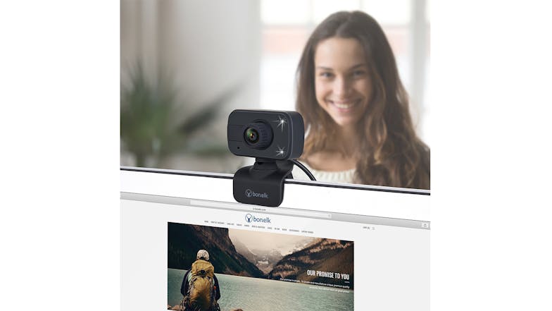 Bon.Elk Clip On 1080p USB Webcam - Black