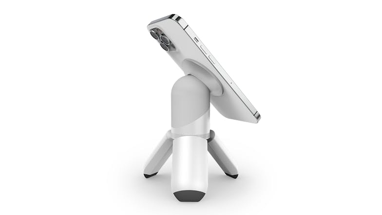STM MagPod Phone Stand/Tripod with MagSafe Compatibility - White