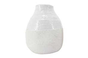 Diggle 15cm White Vase by NF Living