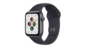 Apple Watch SE (GPS) 40mm Space Grey Aluminium Case with Midnight Sport Band