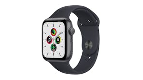 Apple Watch SE (GPS) 44mm Space Grey Aluminium Case with Midnight Sport Band