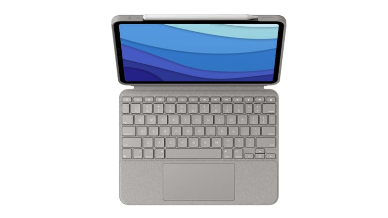 Logitech Combo Touch Keyboard Case with Trackpad for iPad Pro 11" (1st/2nd/3rd Gen)  - Sand