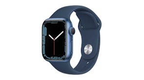 Apple Watch Series 7 (GPS) 41mm Blue Aluminium Case with Abyss Blue Sport Band