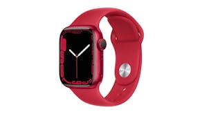 Apple Watch Series 7 (GPS+Cellular) 41mm (PRODUCT)RED Aluminium Case with (PRODUCT)RED Sport Band