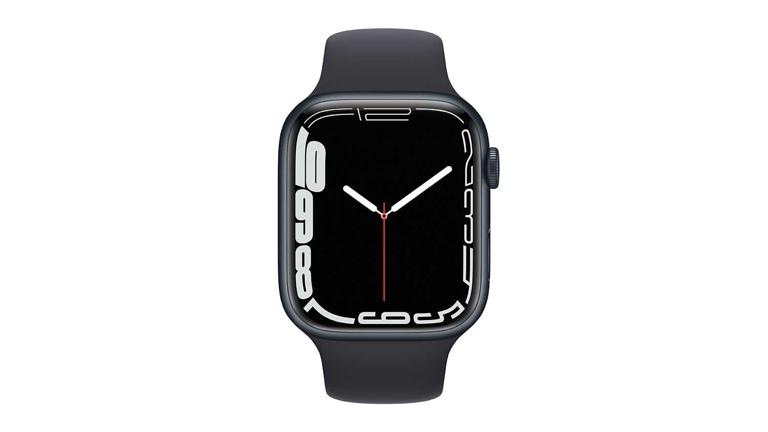 Apple Watch Series 7 (GPS) 45mm Midnight Aluminium Case with Midnight Sport Band
