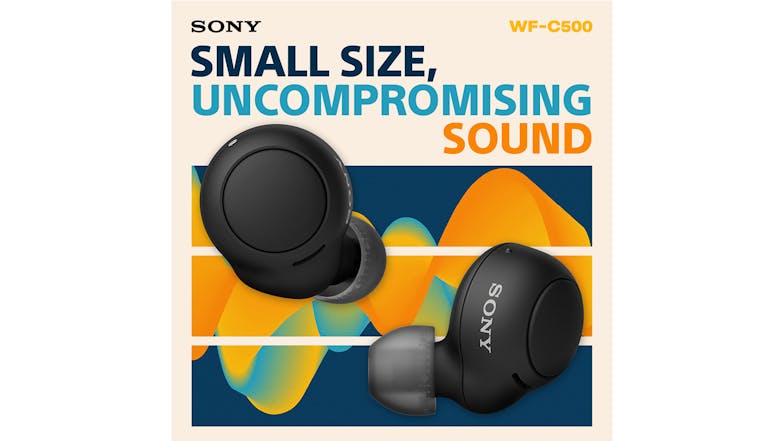 Sony WF-C500 True Wireless In-Ear Headphones - Black