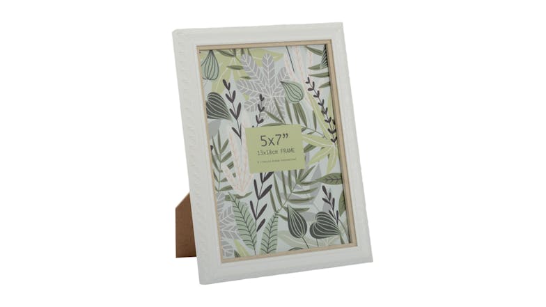 UR1 Acacia 5x7 Photo Frame - White/Oak