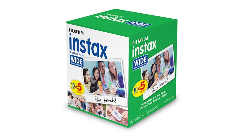 Instax Wide Film 50 Pack - White