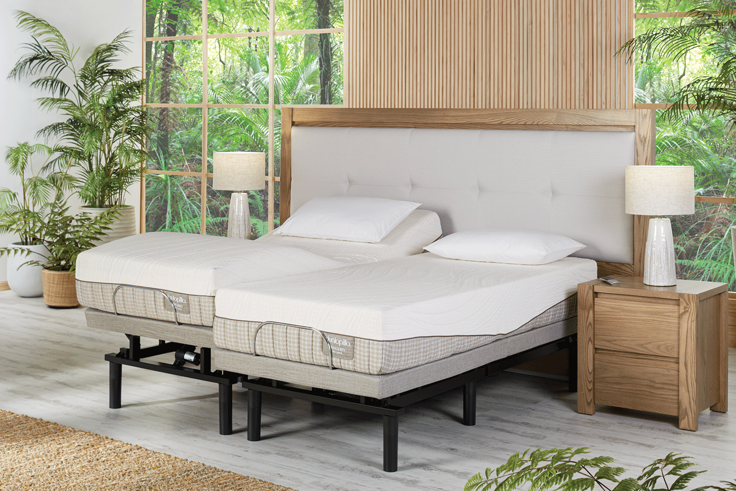 dunlopillo electric single bed