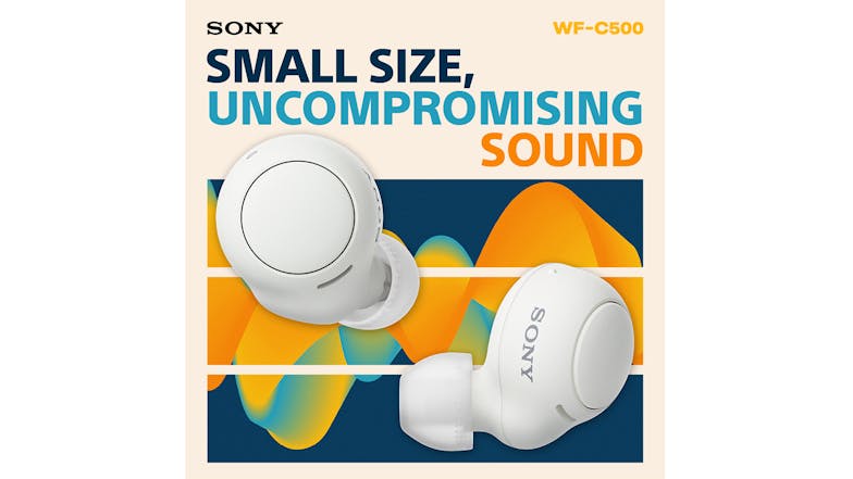 Sony WF-C500 True Wireless In-Ear Headphones - White