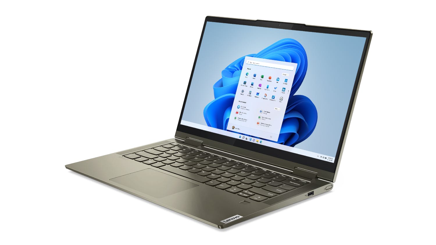 Lenovo Yoga 7 14" 2-in-1 Laptop - AMD Ryzen5 16GB-RAM 512GB-SSD (82N7003MAU) - Slate Grey