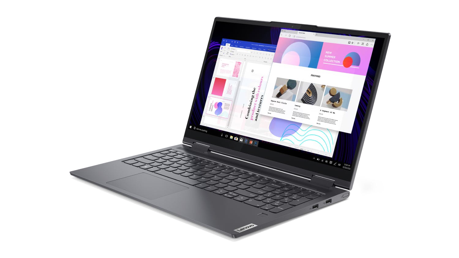 Lenovo Yoga 7i 15.6" 2-in-1 Laptop - Intel Core i7 16GB-RAM 1TB-SSD (82BJ008DNZ) - Slate Grey