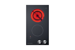 Fisher & Paykel 30cm 2 Zone Ceramic Cooktop - Black Glass (Series 5/CE302CBX2)