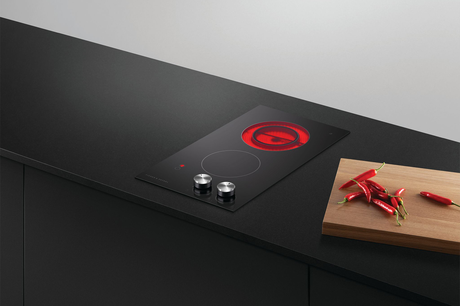 Fisher & Paykel 30cm 2 Zone Ceramic Cooktop - Black Glass (Series 5/CE302CBX2)