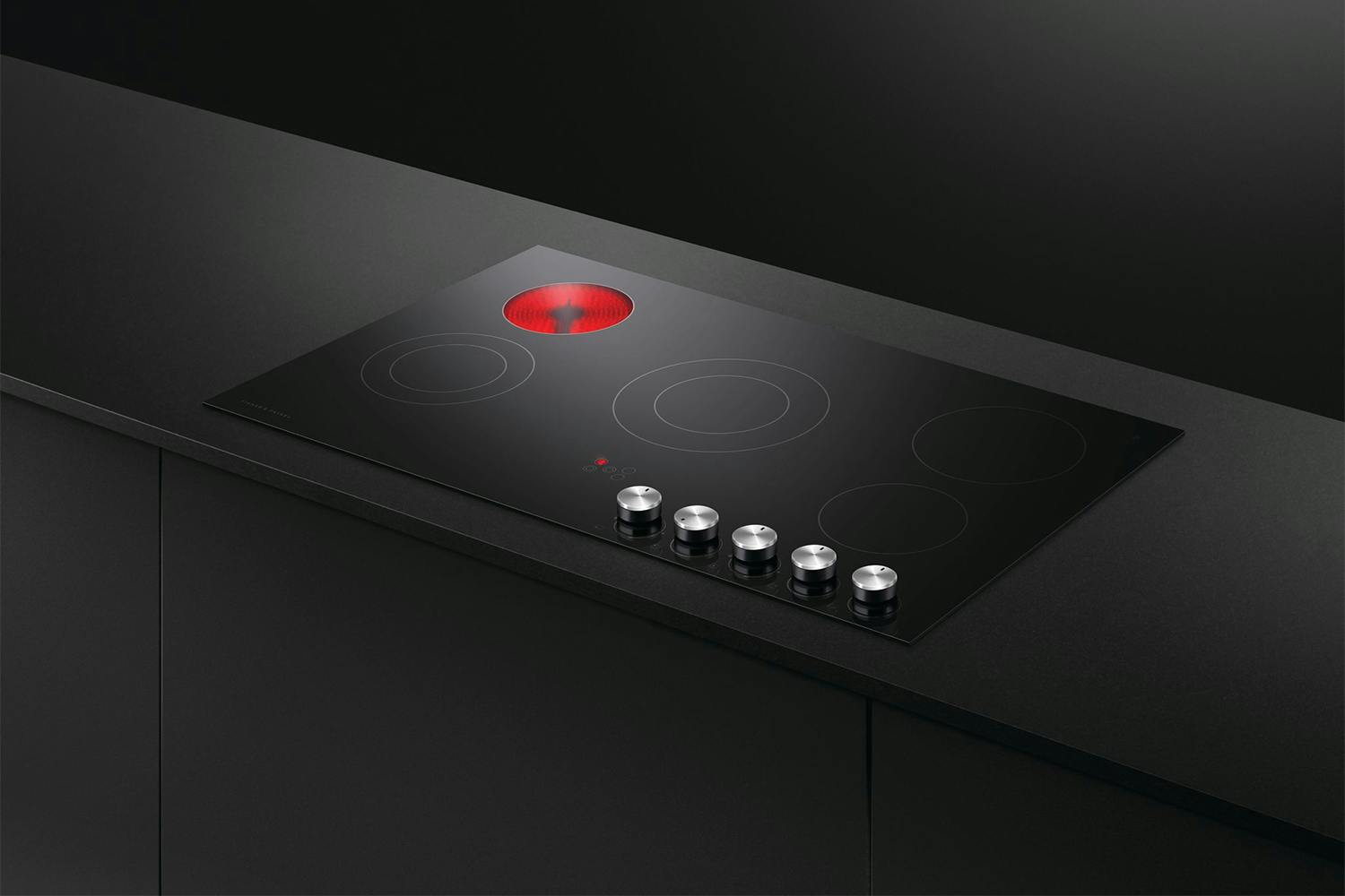 Fisher & Paykel 90cm Ceramic Cooktop - Black Glass