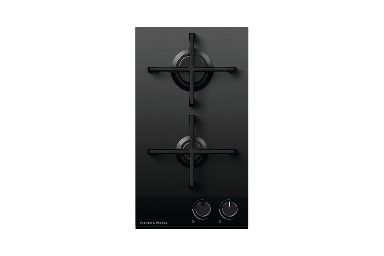 Fisher & Paykel 30cm Gas Cooktop  - Black Glass