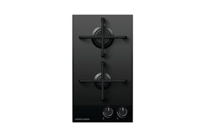 Fisher & Paykel 30cm Gas Cooktop  - Black Glass