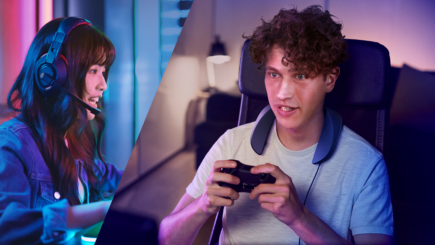 Panasonic SoundSlayer SC-GN01 Wearable Immersive Gaming Speaker System