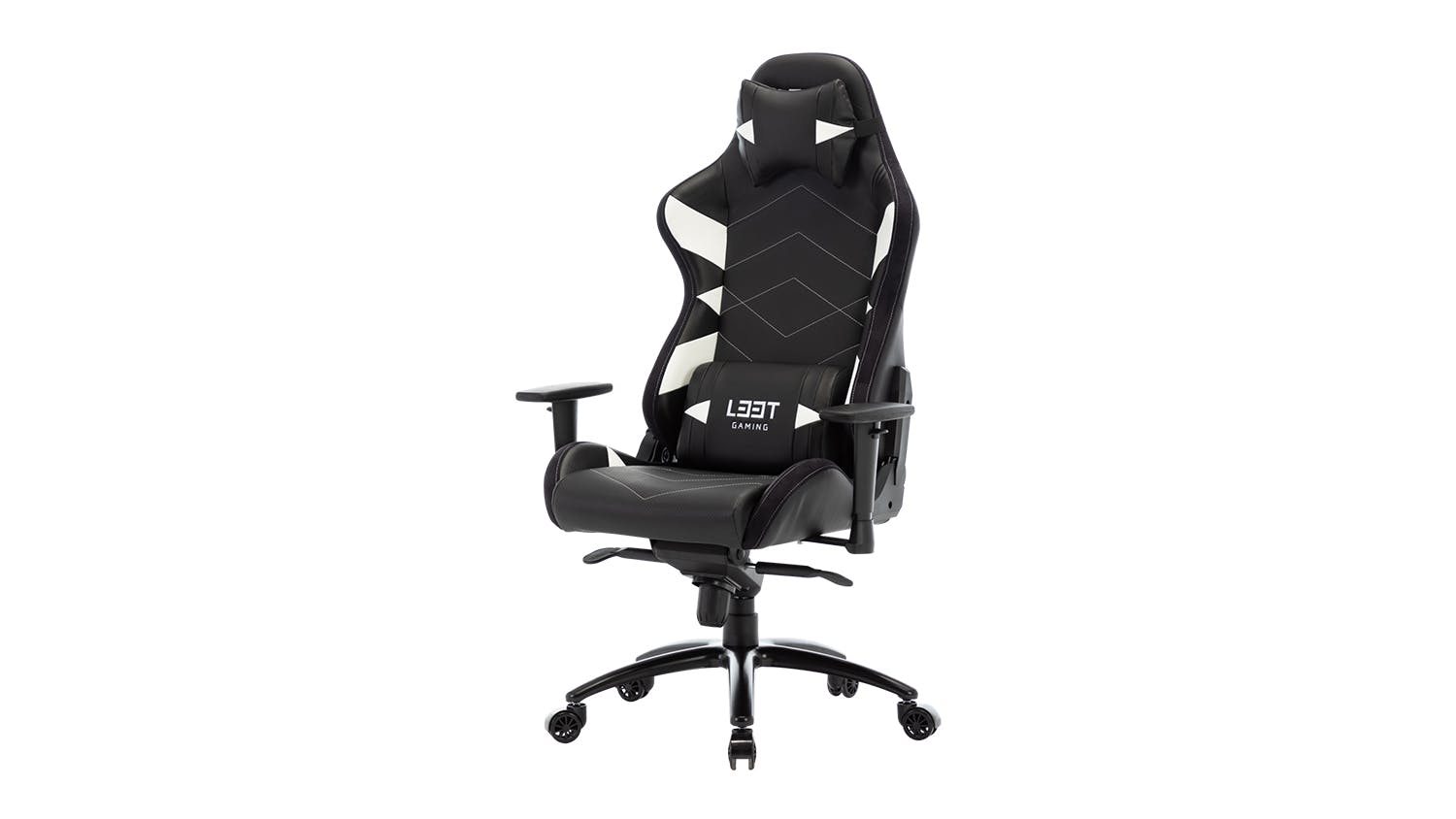 L33T Elite V4 Gaming Chair PU Leather - White