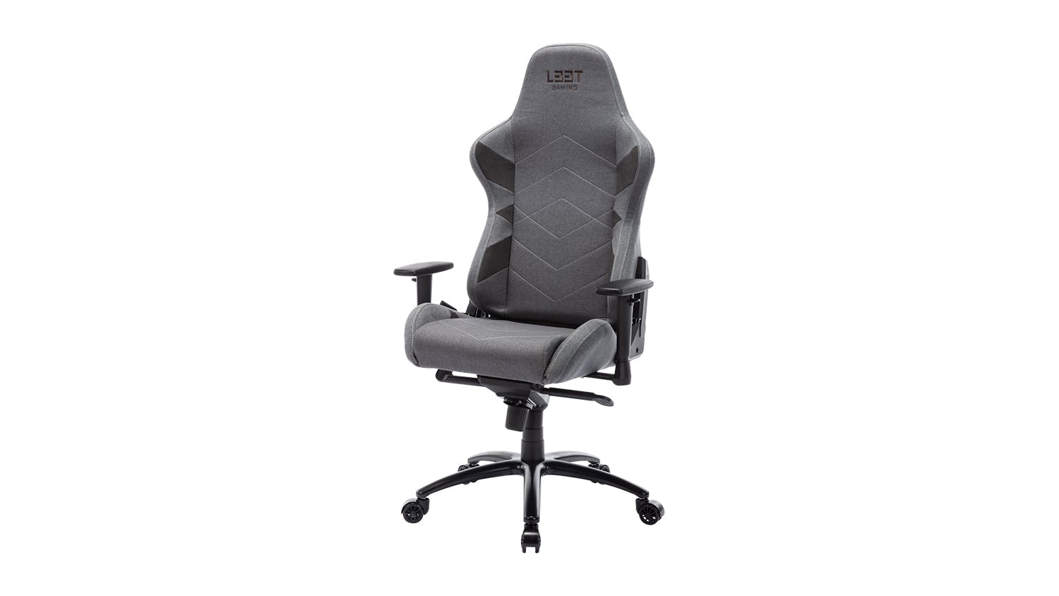 L33T Elite V4 Gaming Chair Soft Canvas - Dark Grey