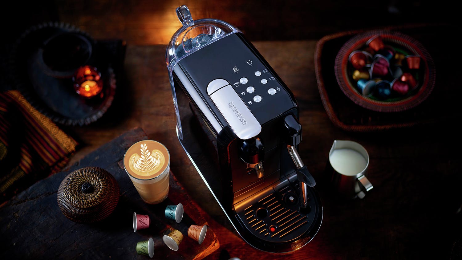 Nespresso Breville "Creatista Uno" Espresso Machine - Black Sesame