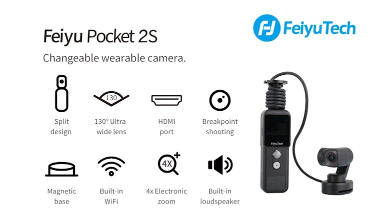 FeiyuTech Pocket 2S - Handheld 4K Gimbal Camera