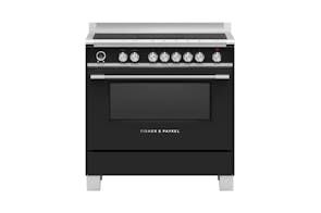Fisher & Paykel 90cm Freestanding Cooker w/ Induction Cooktop - Black