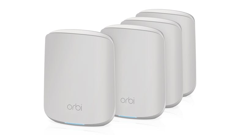 Netgear Orbi RBK353 AX1800 Dual-band Mesh Wifi 6 System - 3 Pack + 1 Add-on Satellite (RBS350)