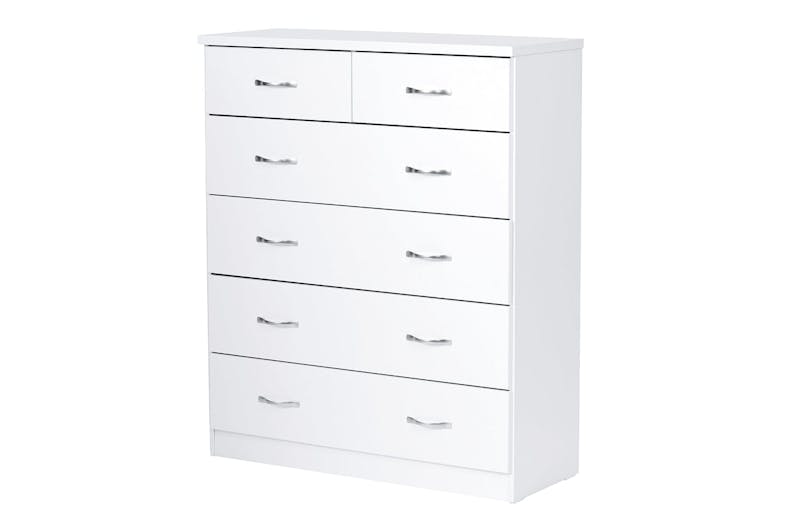 Dominic 6 Drawer Tallboy by Compac Furniture