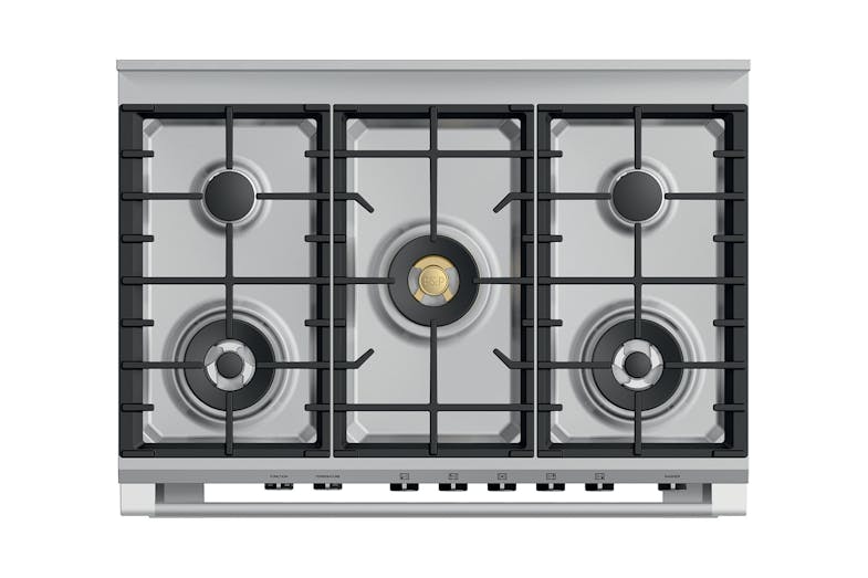 Fisher & Paykel 90cm Freestanding Dual Fuel Cooker w/Gas Cooktop