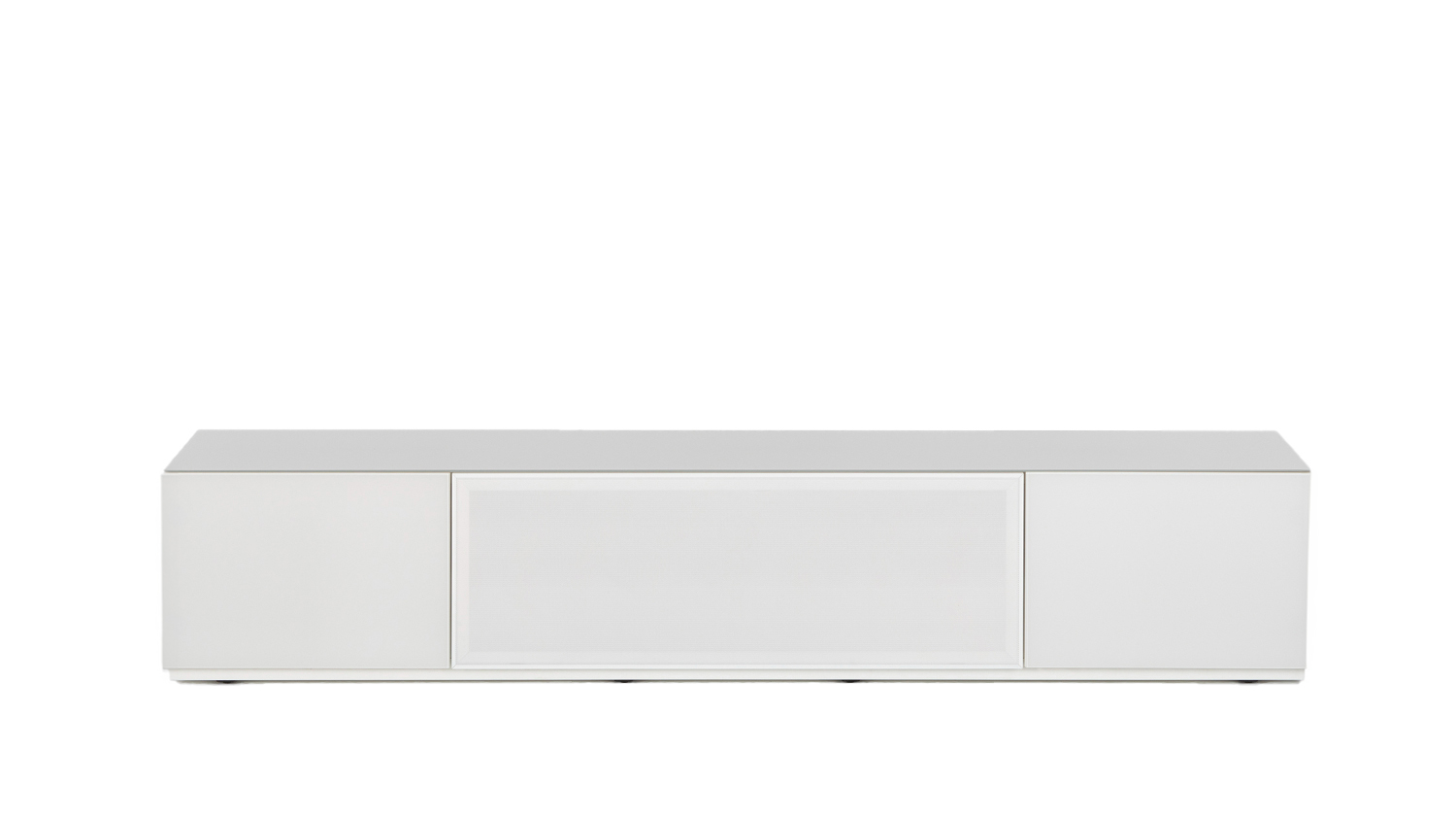 Sonorous 2m TV/AV Entertainment Centre Cabinet - White Gloss (Studio Series/STD200PWHTWHTBS)