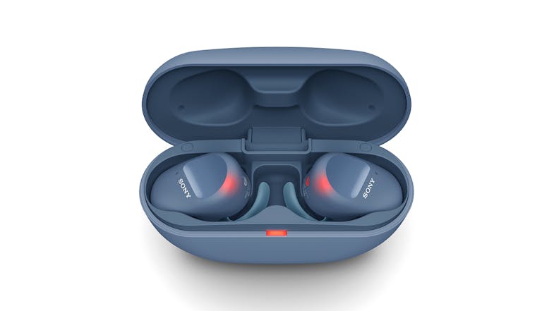 Sony WF-SP800N Wireless Noise Cancelling In-Ear Headphones - Blue