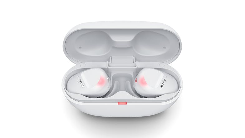 Sony WF-SP800N Wireless Noise Cancelling In-Ear Headphones - White