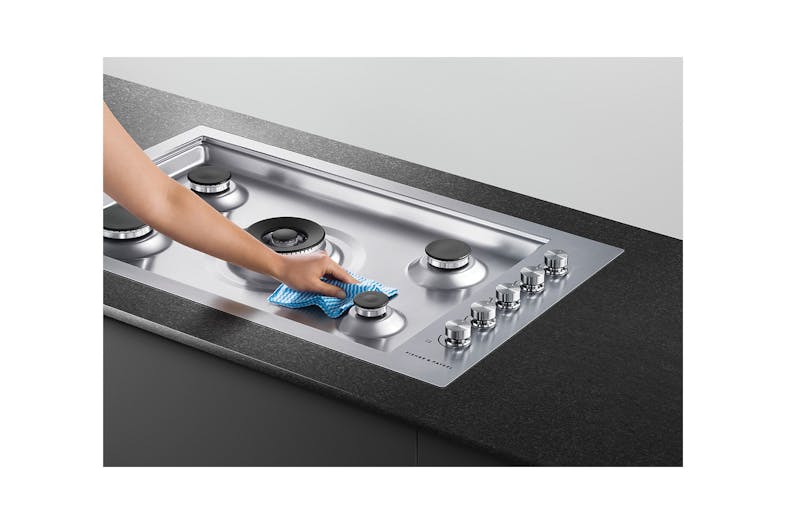 Fisher & Paykel 90cm LPG Gas Cooktop - Stainless Steel