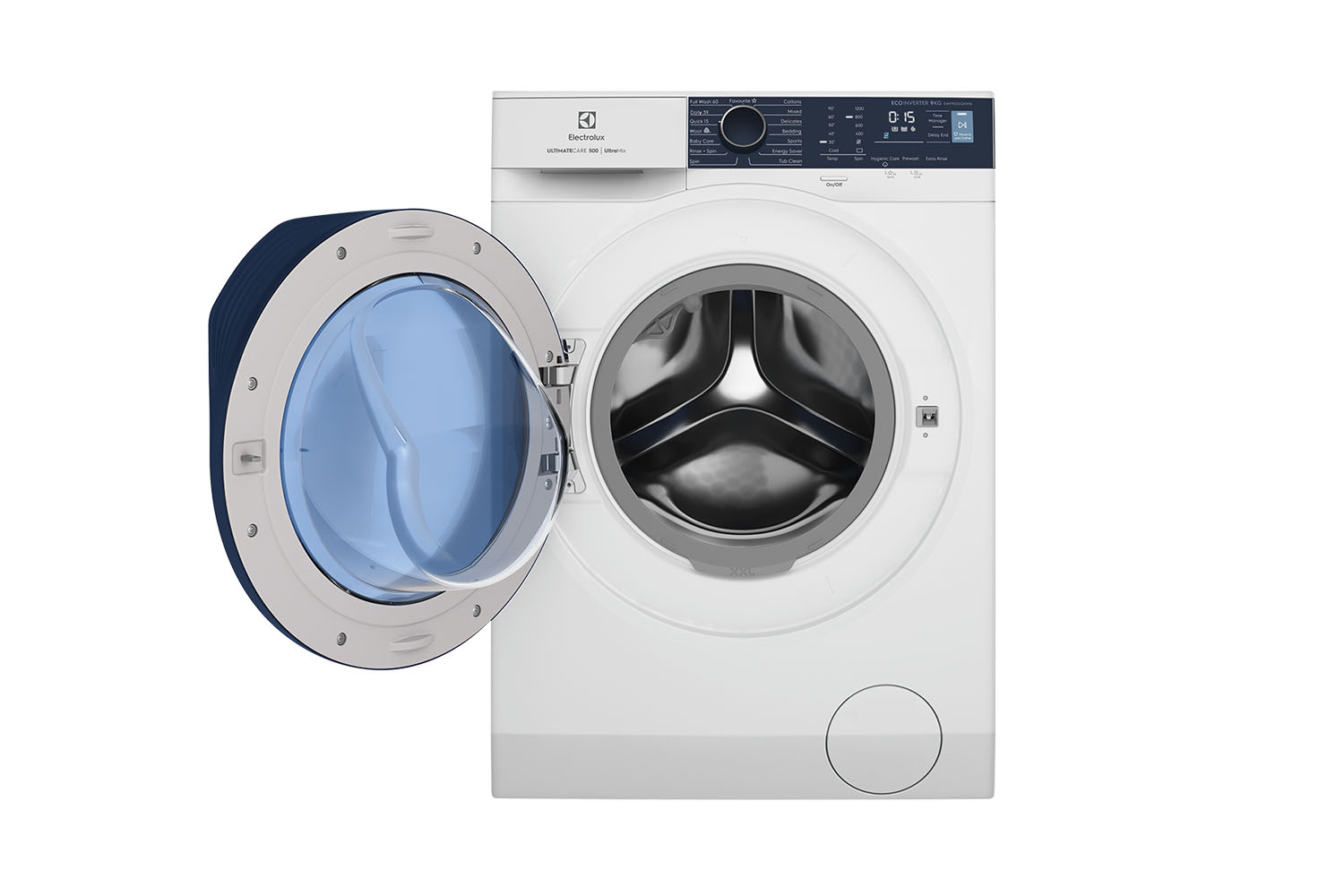 Electrolux 9kg 15 Program Front Loading Washing Machine White