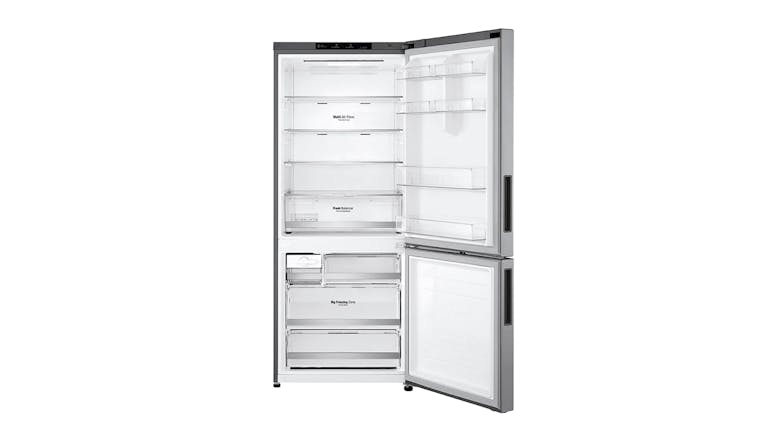 LG 420L Bottom Mount Fridge Freezer - Stainless Finish (GB-455PL)