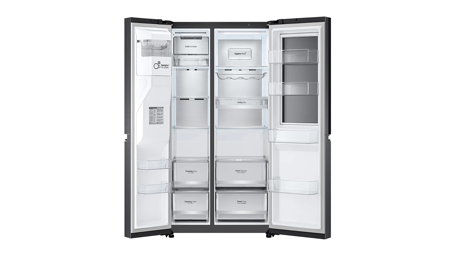 LG 635L Side By Side Fridge Freezer with Ice and Water Dispenser