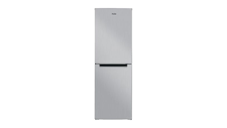 Haier 230L Bottom Mount Fridge Freezer - Stainless Steel