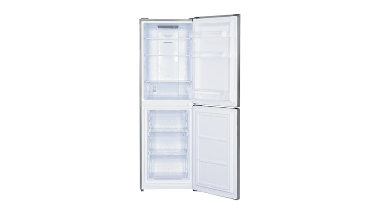 Haier 230L Bottom Mount Fridge Freezer - Stainless Steel