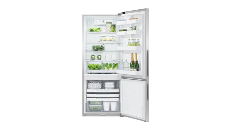 Fisher & Paykel 413L Bottom Mount Fridge Freezer with Water Dispenser - Stainless Steel (Series 5/RF442BRPUX6)