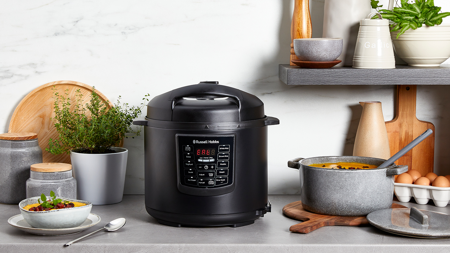 Russell hobbs 6l electric best sale pressure cooker