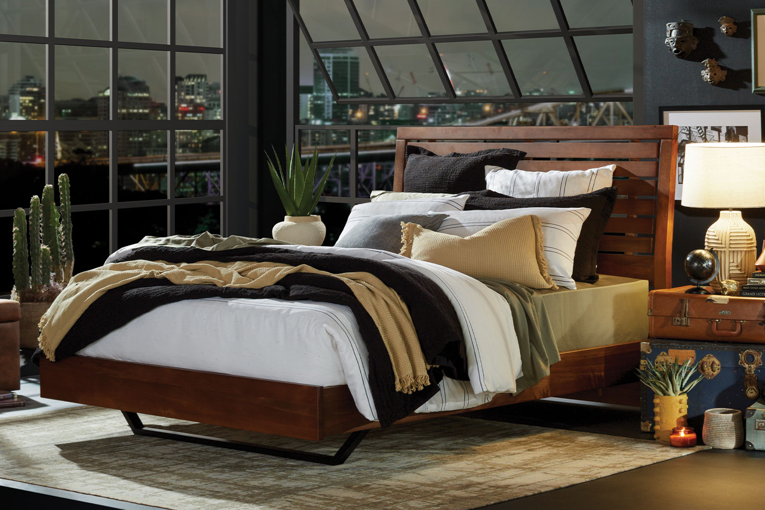 Riverwood Super King Float Tall Slatted Bed Frame